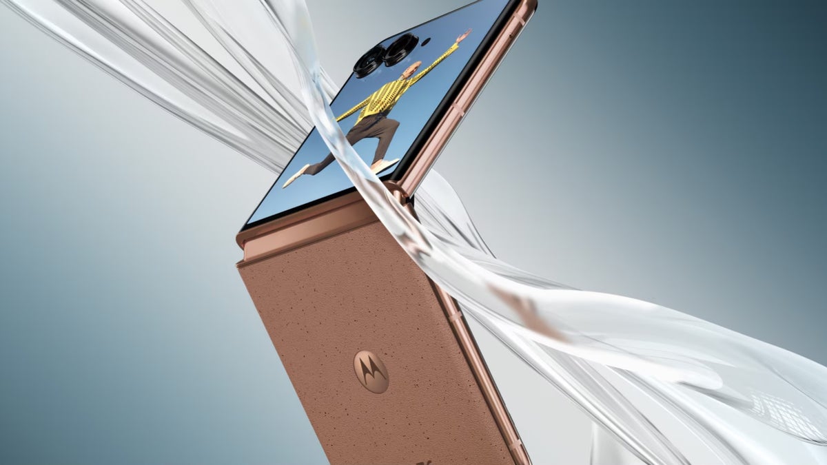 Motorola Razr Plus (2025) in Mocha Mousse color