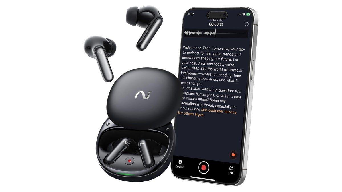 Smart earbuds for the office workday: record, annotate, enjoy music, 20% or more off!