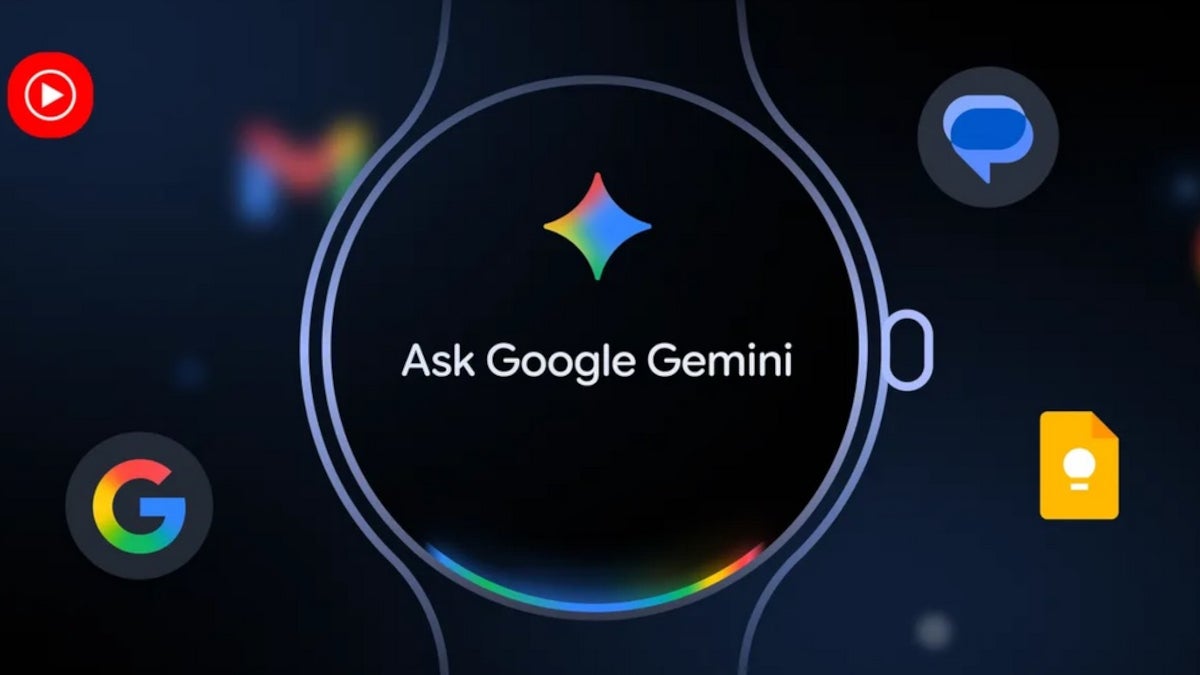 The image of a Pixel Watch reveals that Gemini is now available on the timepiece.