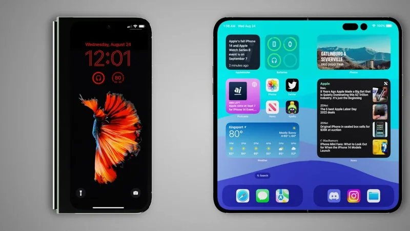 Apple's foldable iPhone may already be taking shape inside Samsung's factory