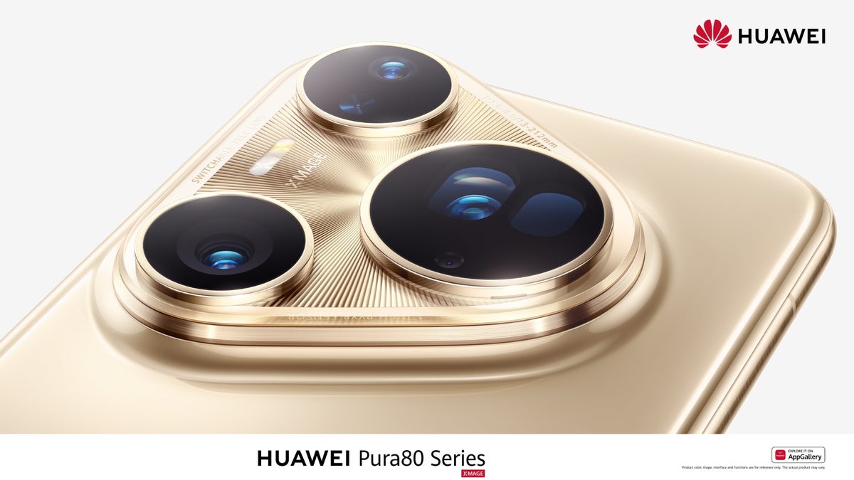 Huawei phone close up.