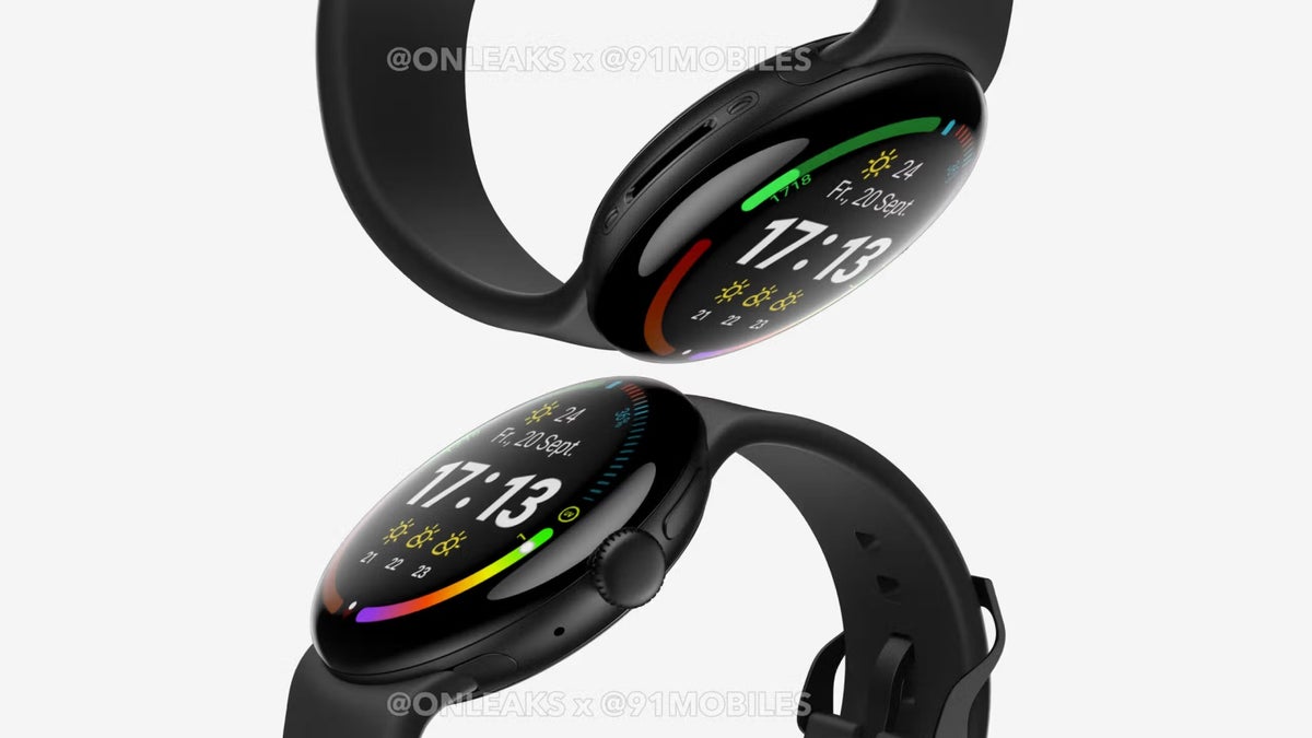 Leaked Google Pixel Watch 4 images