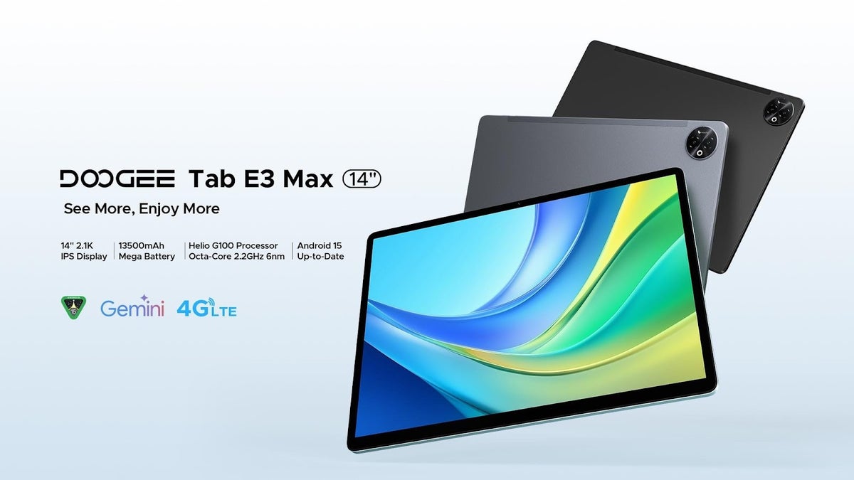 Flagship tablet, fair price: Doogee Tab E3 Max