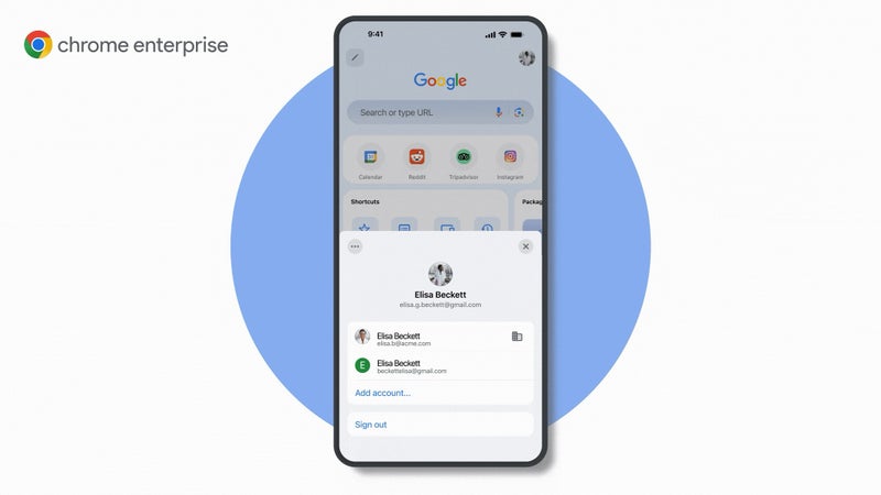 Google Chrome's iPhone update makes switching between work and personal browsing easier