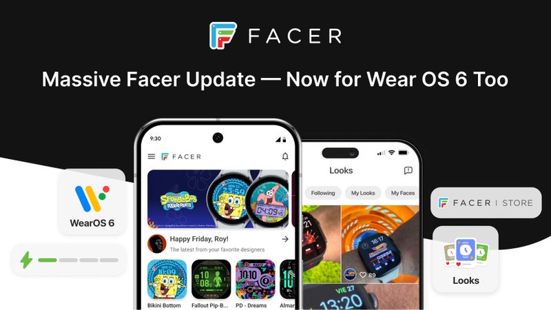 Facer's big update adds Wear OS 6 support and battery-smart watch faces