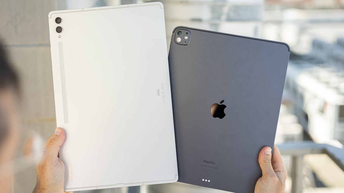 Apple iPad Pro (2024) and Samsung Galaxy Tab S9 Ultra
