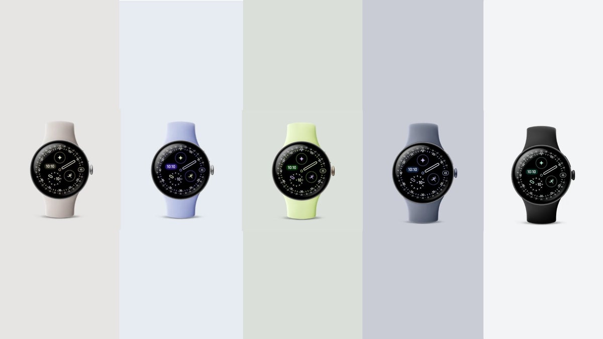 Leaked images of the Pixel Watch 4
