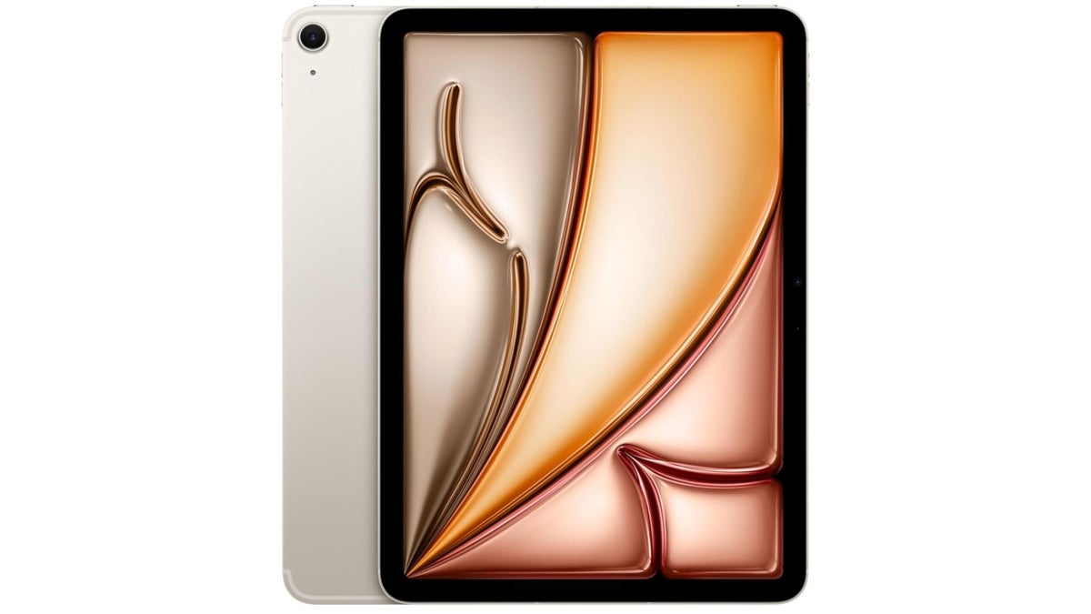 Apple iPad Air 11 (2024) in Starlight color