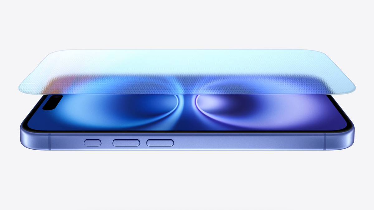 An image showing an iPhone with a protective glass on it.