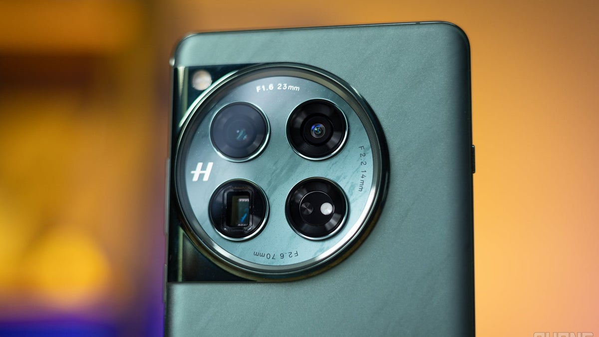 A close-up of the OnePlus 12.