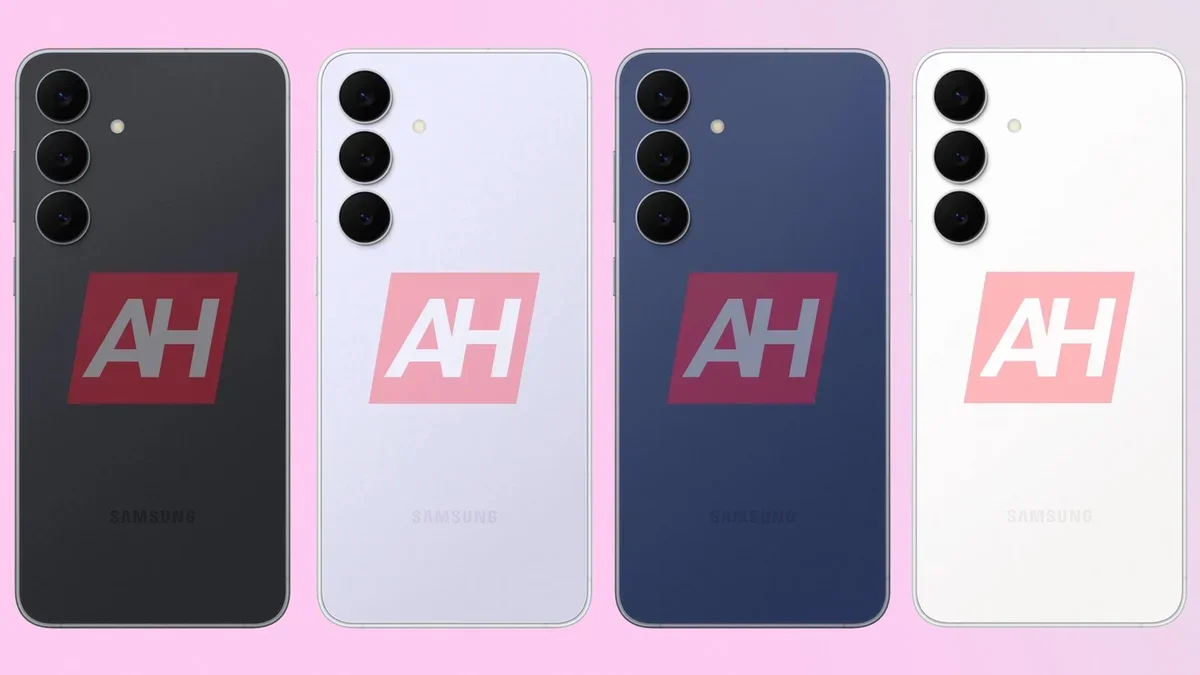 Leaked renders of the Galaxy S25 FE