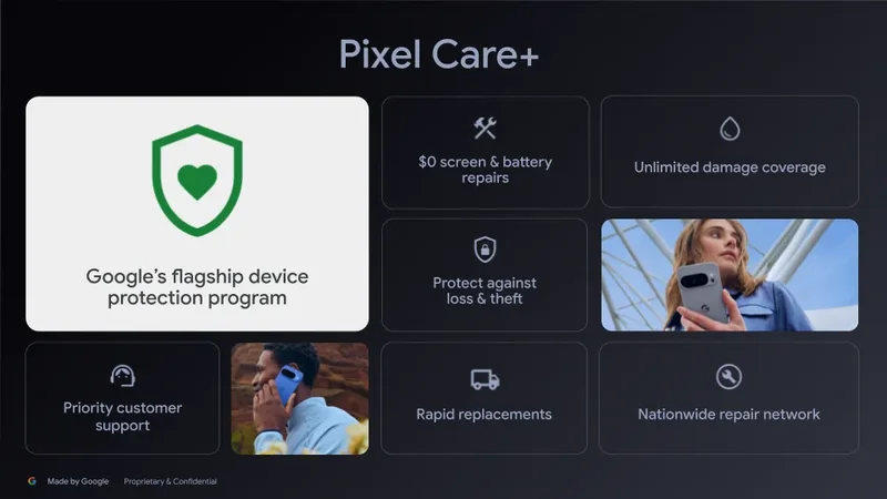 Google's Pixel Care+ is here with $0 repairs and unlimited claims