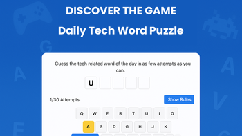 Ready for a new challenge? Introducing our Daily Tech Word Puzzle.