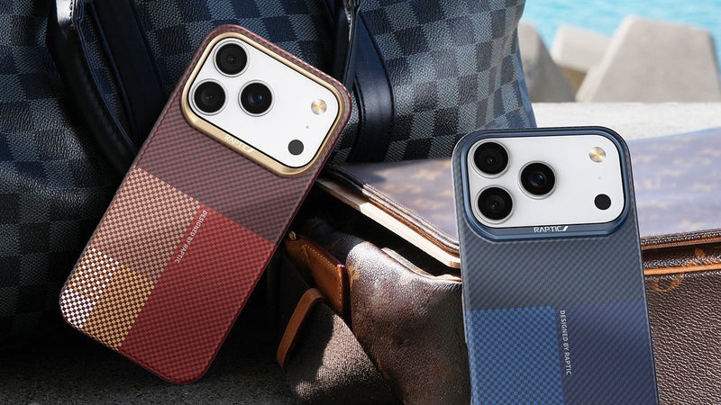 Thin, beautiful case for your new beautiful iPhone: Raptic aramid fiber cases