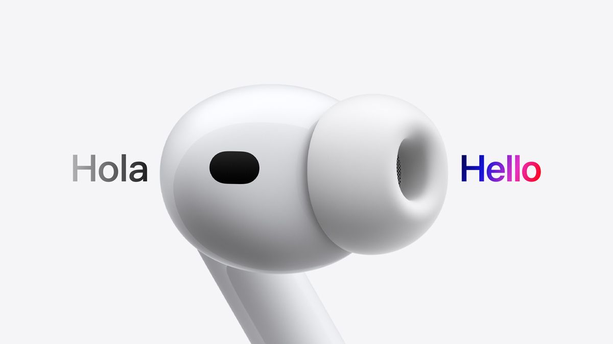 Official AirPods Pro 3 with Live Translation promotional image