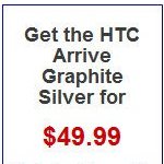 Pre-orders available through Wirefly for the $49.99 on-contract HTC Arrive