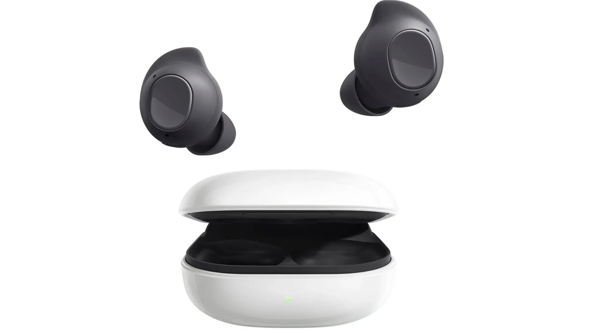 Galaxy Buds FE on a white background.