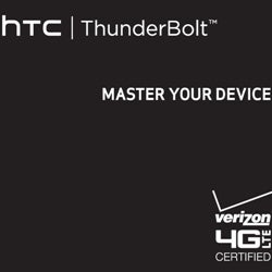 User Manual for the HTC Thunderbolt surfaces