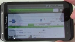HTC ThunderBolt web browsing times
