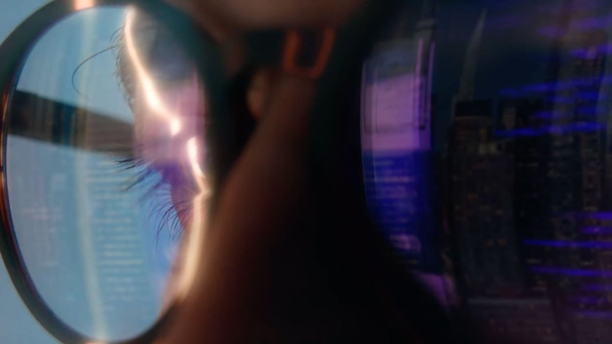 Samsung’s teaser for it’s upcoming XR glasses.