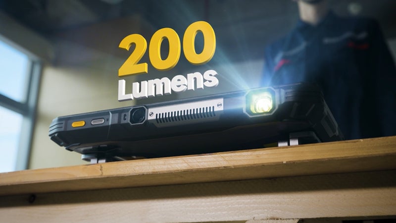 Miss me with that slim phones trend, here's the world's first tablet with a built-in projector