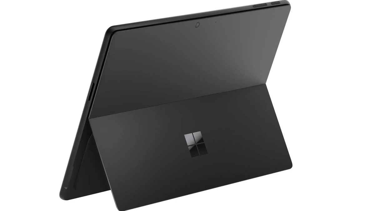 Rear view of the Surface Pro 11 tablet.