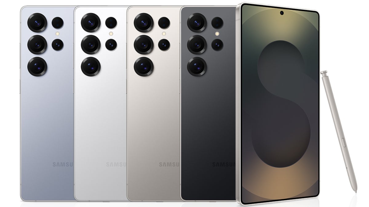 These are all of the Samsung Galaxy S26 Ultra colors