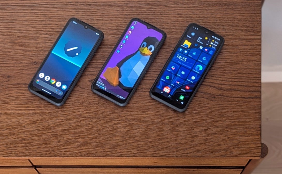 This midrange phone can triple-boot Android, Linux, and Windows