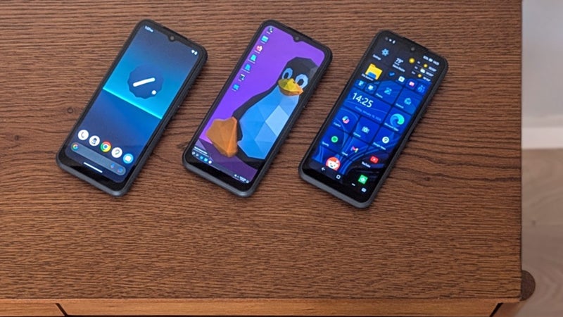This midrange phone can triple-boot Android, Linux, and Windows