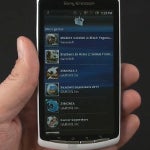 Sony Ericsson Xperia PLAY gaming software demo