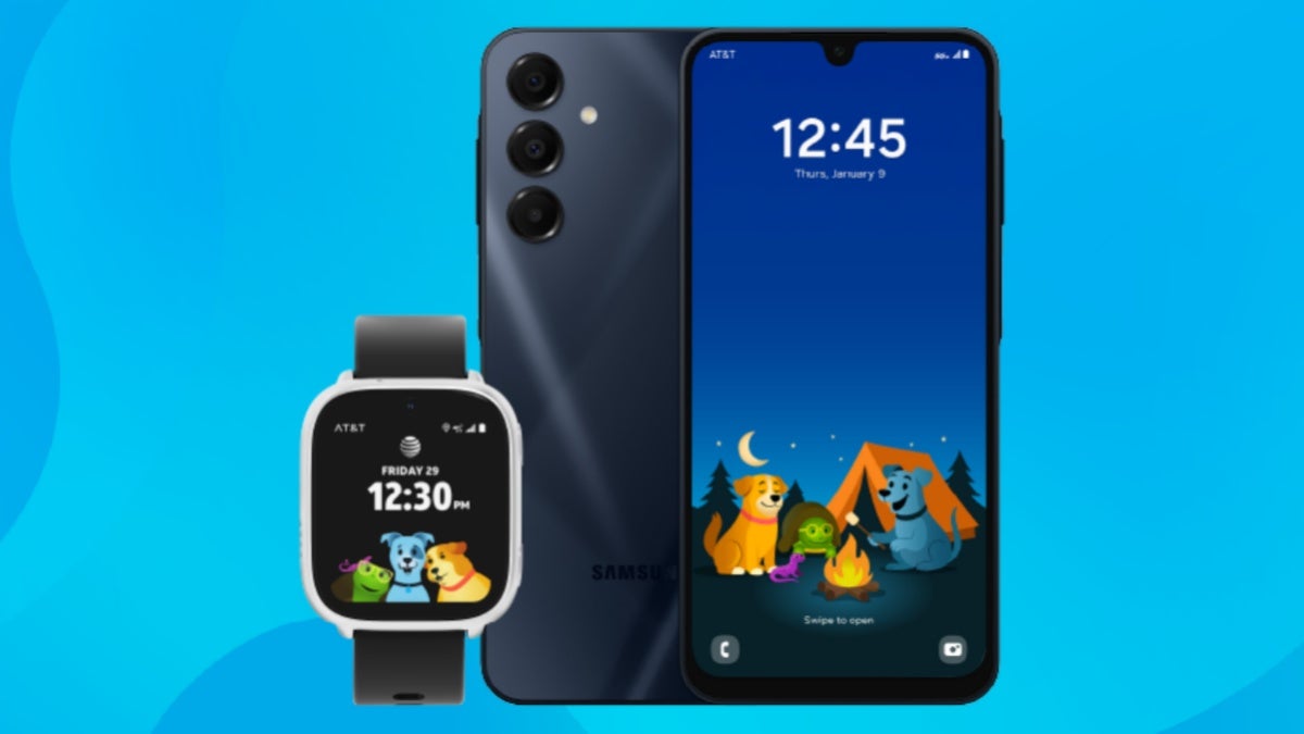 AT&T's latest low-cost phone is 'made for kids' (and there's a new smartwatch too)