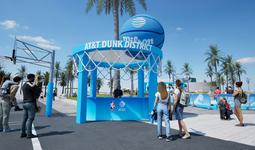 AT&T has some surprises in store for the NBA All-Star game