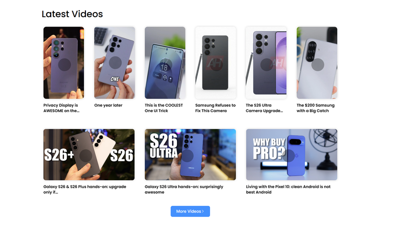 Watch your favorite videos and shorts without ever leaving PhoneArena