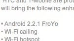 T-Mobile myTouch 3G Slide gets in with its Android 2.2 Froyo update