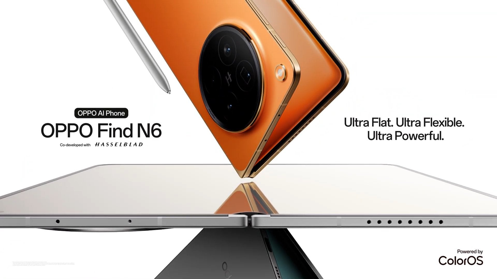 The first official 'ultra flat, ultra flexible' Oppo Find N6 teaser is here: where is the crease?!