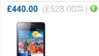 Samsung Galaxy S II delayed until May, 32GB model to cost more than $1100 in the UK