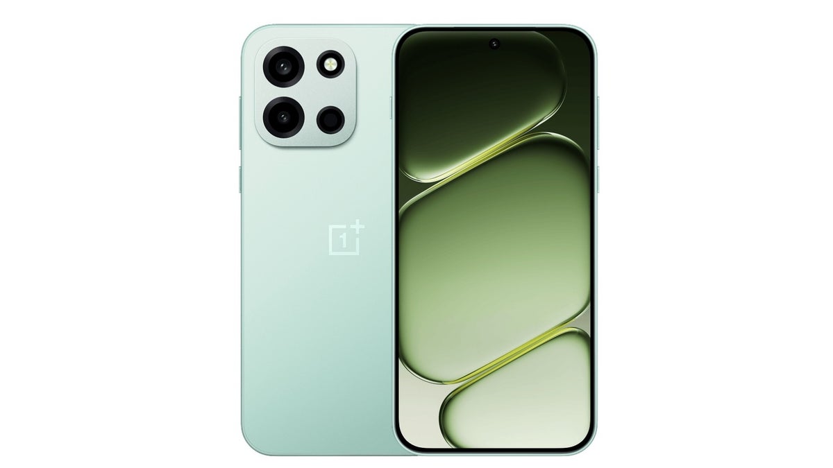 Official OnePlus Nord 6 image in Fresh Mint color