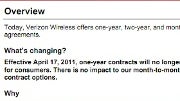 Verizon nixes the one-year contract option from April 17th