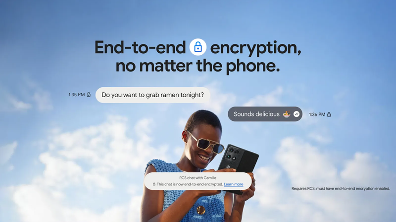Google and Apple make their move, putting an end to unsecure texting