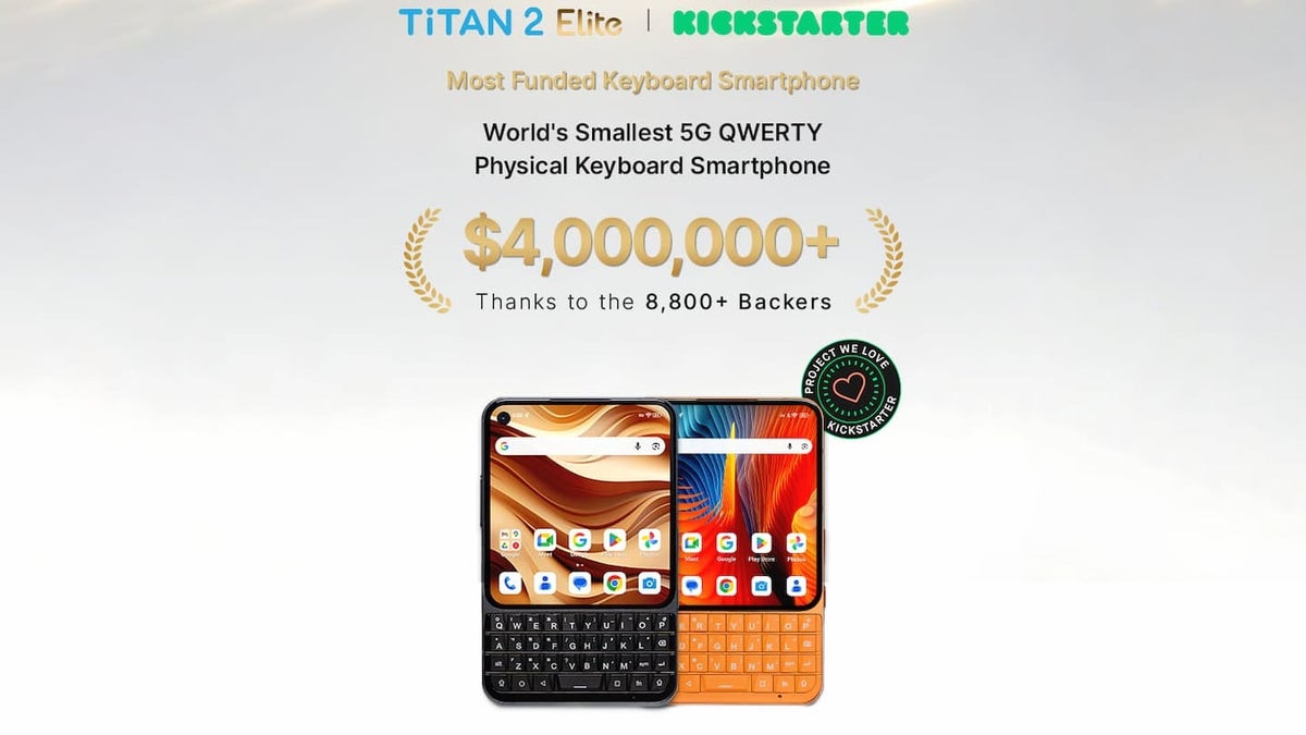 The Titan 2 Elite's $4M Kickstarter proved the BlackBerry void is