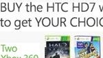 Telstra HTC HD7 buyers can get either Xbox games or 3000 XBOX Live points for free