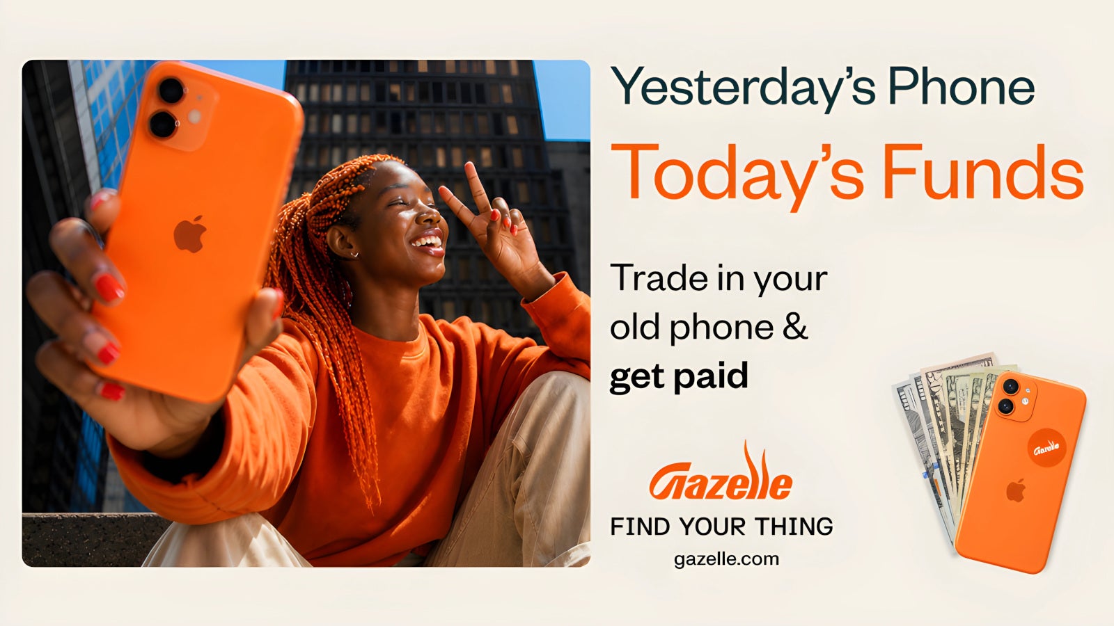 The easy way to trade-in that old phone: Gazelle gives you a quote, handles shipping