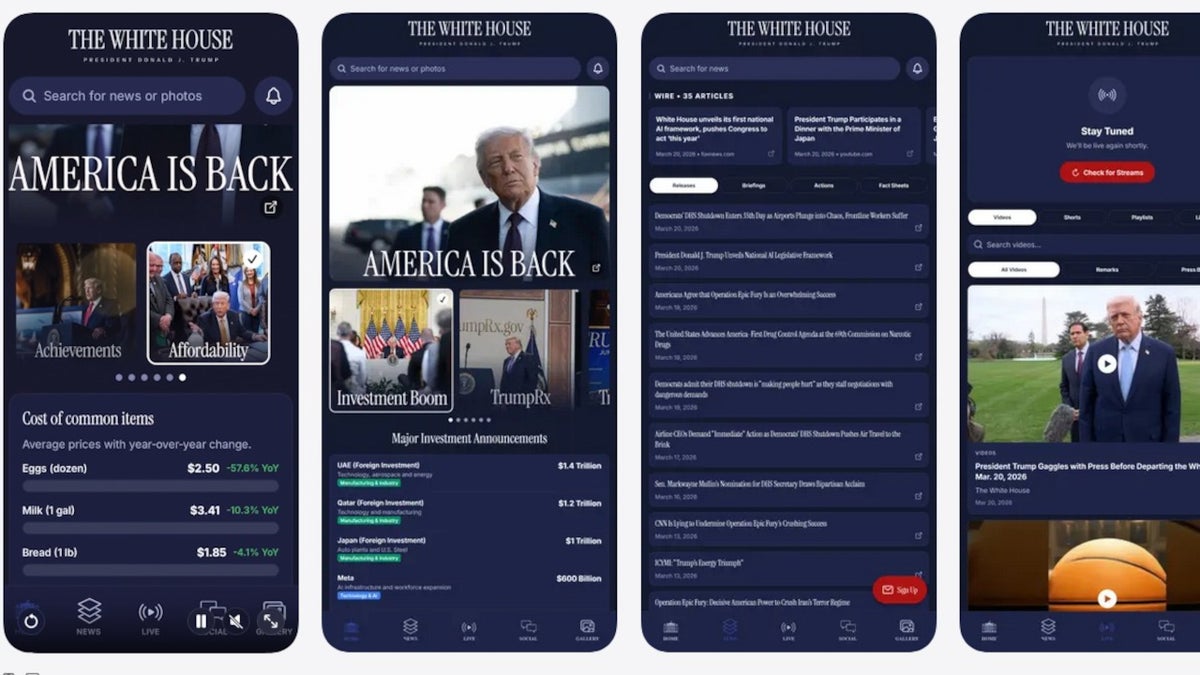 Federal employees forced to load app on work phones with pre-installed praise for Trump
