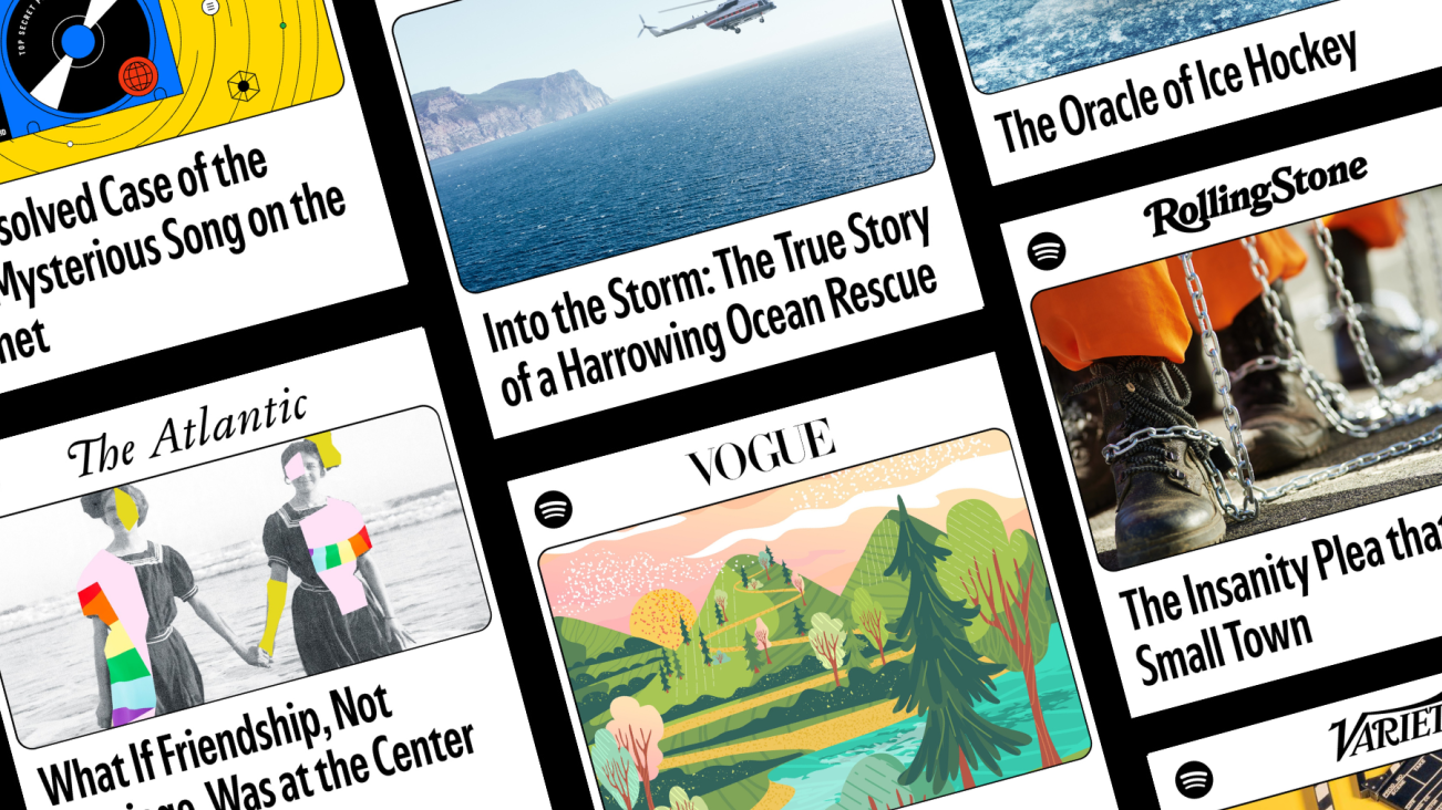 Spotify wants to turn magazine articles Into your new favorite podcasts