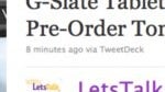 LetsTalk announces that pre-orders for the T-Mobile G-Slate go live tomorrow
