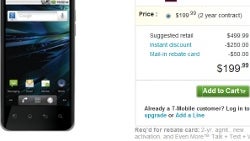Dual-core T-Mobile G2x is now available on T-Mo's site