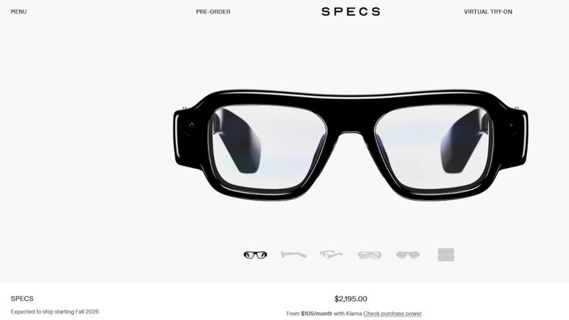 Snap's pricey AR glasses to get consumer-focused introduction on September 16