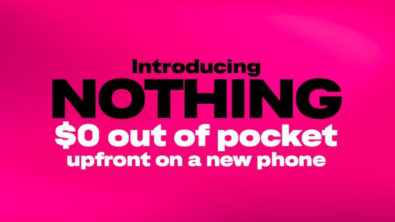 T-Mobile announces "Nothing," allowing the purchase of a new phone for $0 down