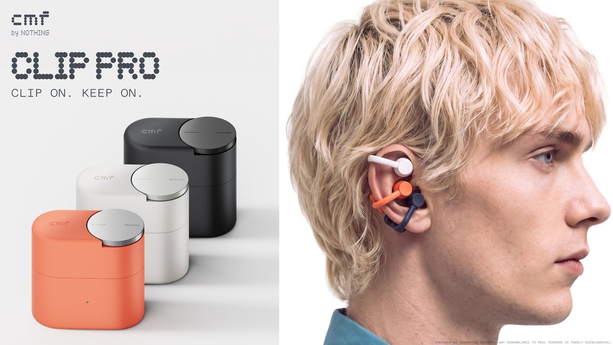 phonearena.com - Sebastian Pier - The CMF Clip Pro, the company's first open-ear earbuds, are here with a funky design and a killer price tag