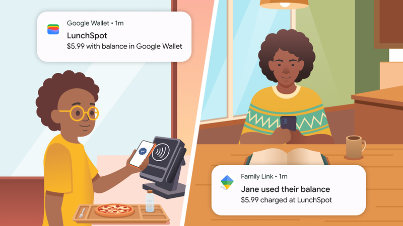 Google Wallet finally gets kids features that iPhone families had for years